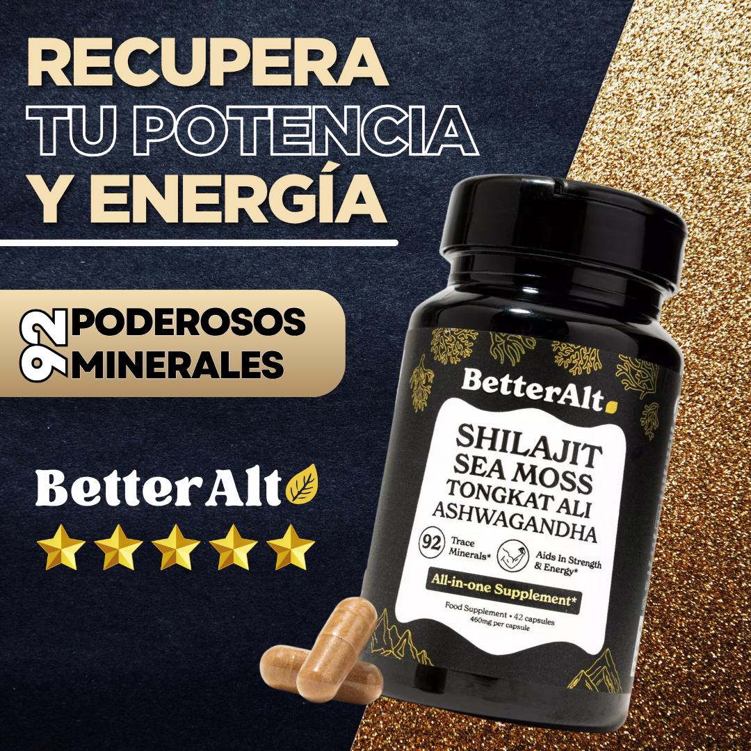 SHILAJIT BETTERALT 92 MINERALES! ¡RECUPERA TU POTENCIA HOY! (IMPORTADO🔥)
