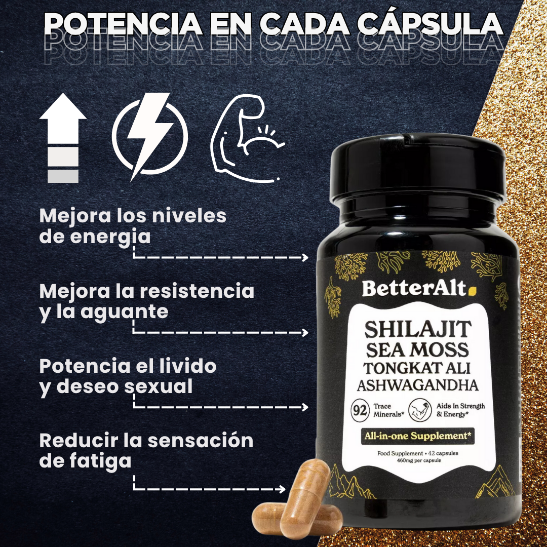 SHILAJIT BETTERALT 92 MINERALES! ¡RECUPERA TU POTENCIA HOY! (IMPORTADO🔥)
